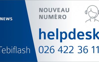 Nouveau numéro de helpdesk : 026 422 36 11